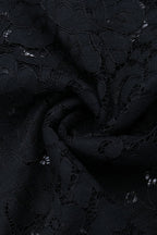 Gothic Lace Asymmetrical Knit Top