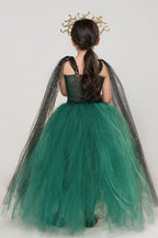 Green Medusa Dress Kid Halloween Costume