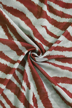 Printed Mesh Long Sleeve Blouse