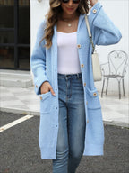 V-Neck Loose Knit Cardigan