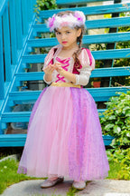 Magic Princess Tulle Dress Kid Halloween Costume