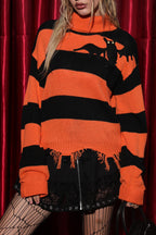 Festive Halloween Long Sleeve Sweater