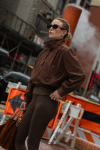 Chic Suede Style Long Sleeve Jacket