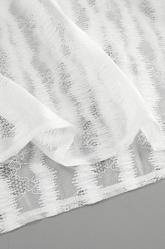 Vintage Lace Hollow Midi Skirt