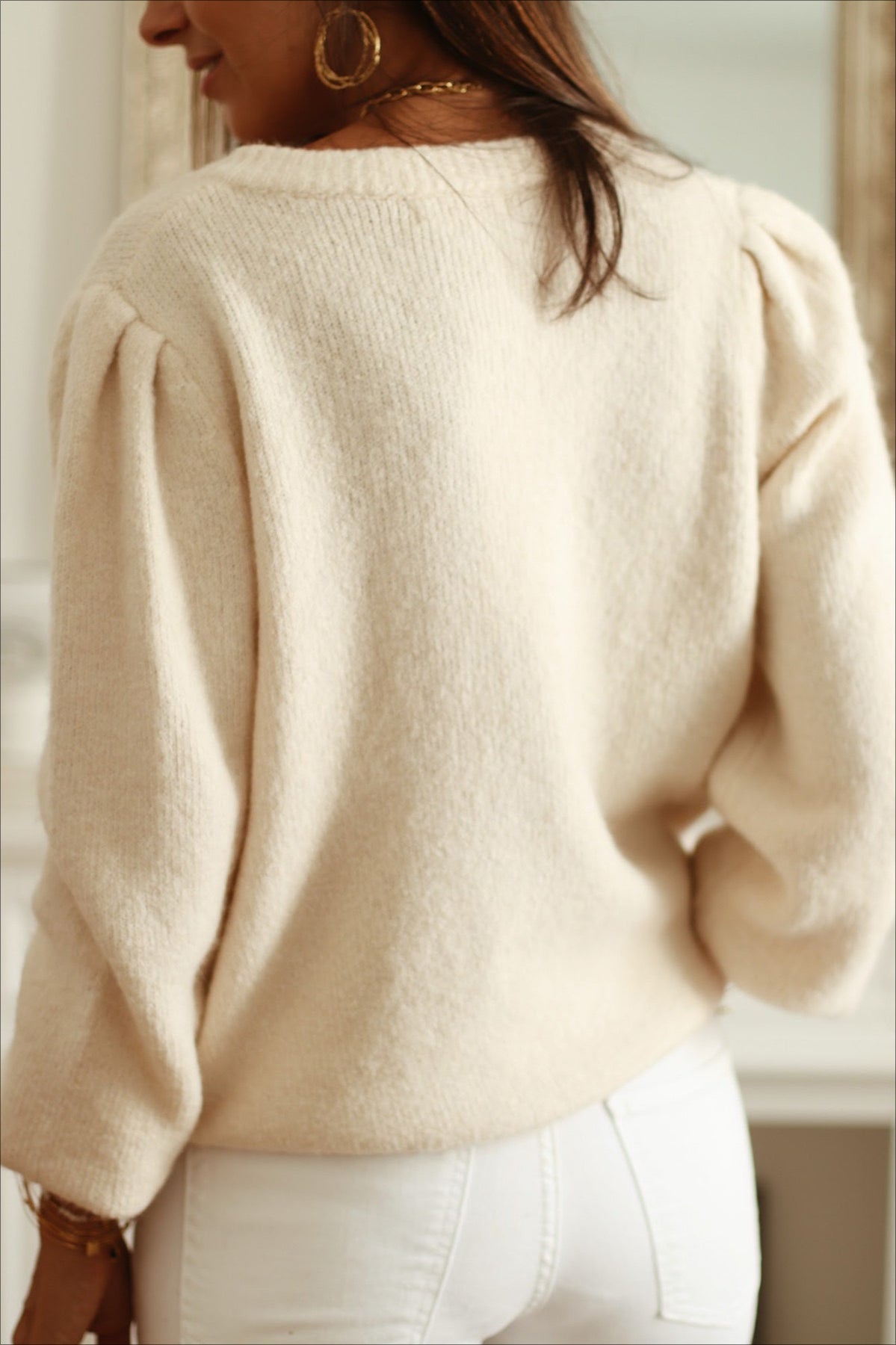 Vintage Hollow Out Knit Cardigan Sweater