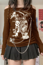 Halloween Skull Spider T-Shirt