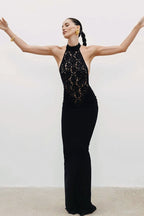 Sexy Halloween Lace Patchwork Sheath Dress