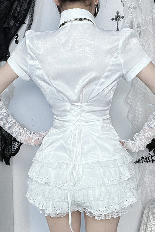 Fitted Lolita Lace Blouse