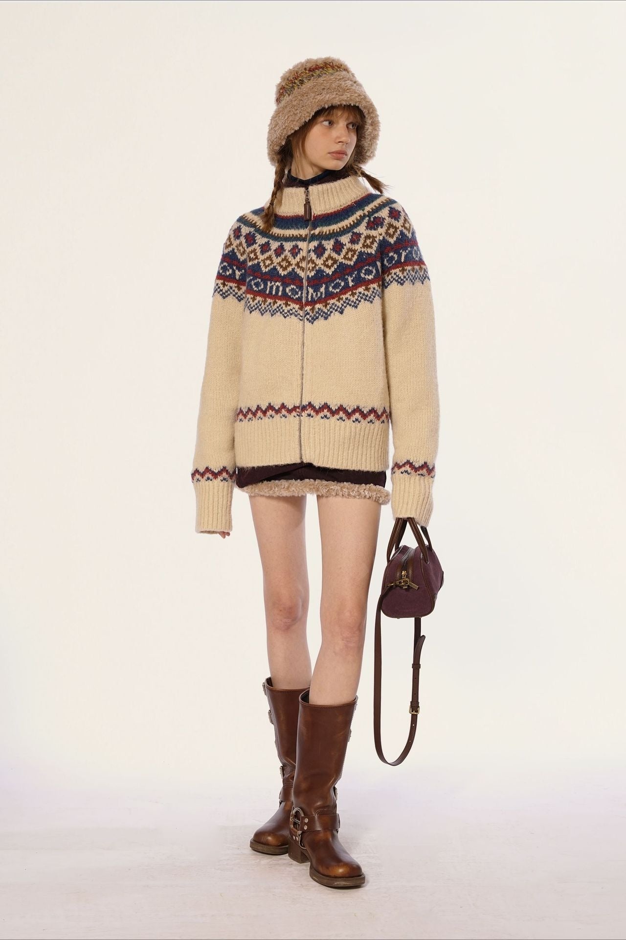 Vintage Fair Isle Knit Sweater