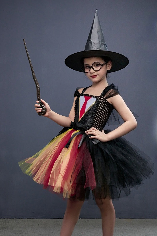 Wizard Girl Outfit Kid Halloween Costume