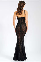 Halloween Sexy Leopard Print Sheer Sleeveless Dress