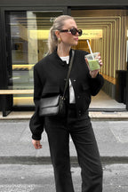 Chic Woolen Baseball Jacket