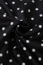 Polka Dot Halter Backless Bodycon Mini Dress