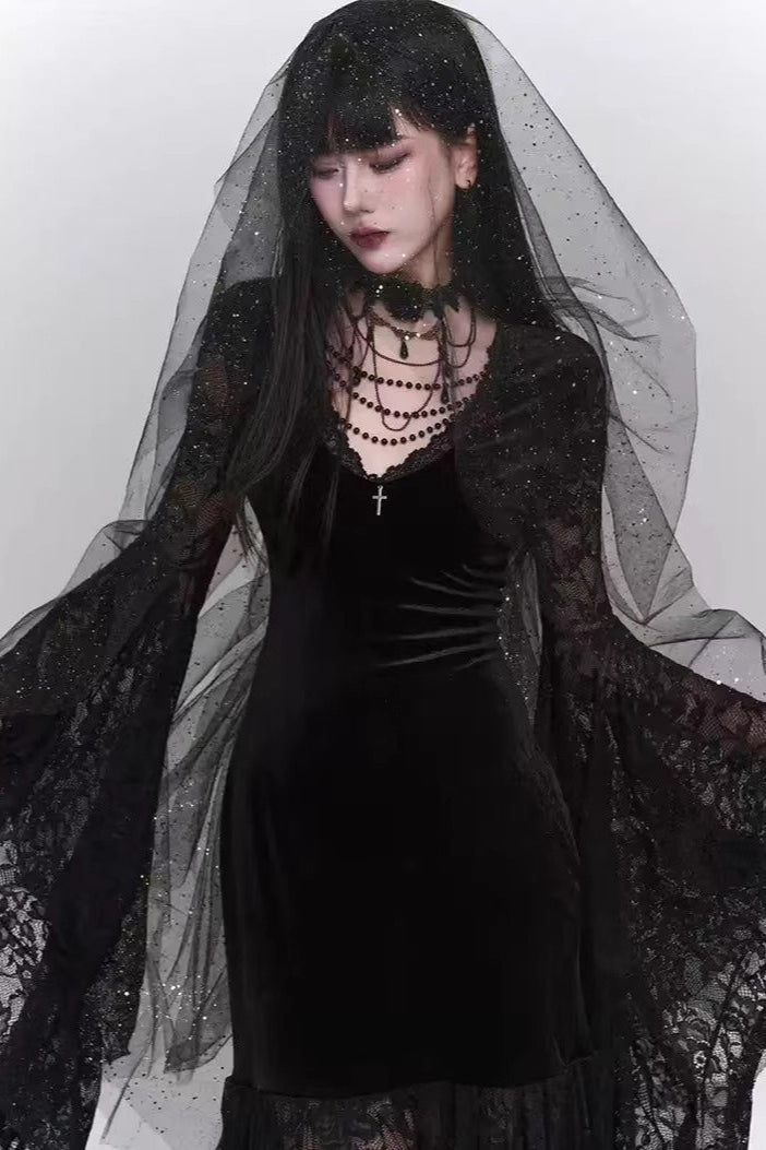 Dark Gothic Halloween Dress