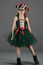 Pirate Girl Tutu Dress Kid Halloween Costume