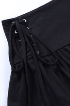 Sexy Slim Fit Lace-Up Skirt