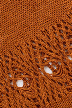 Solid Knit Bikini Cover Boho Dress