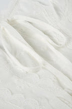 Fitted Lace Halter Boho Dress