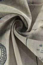 Sheer Mesh Print Bodysuit Knit Top