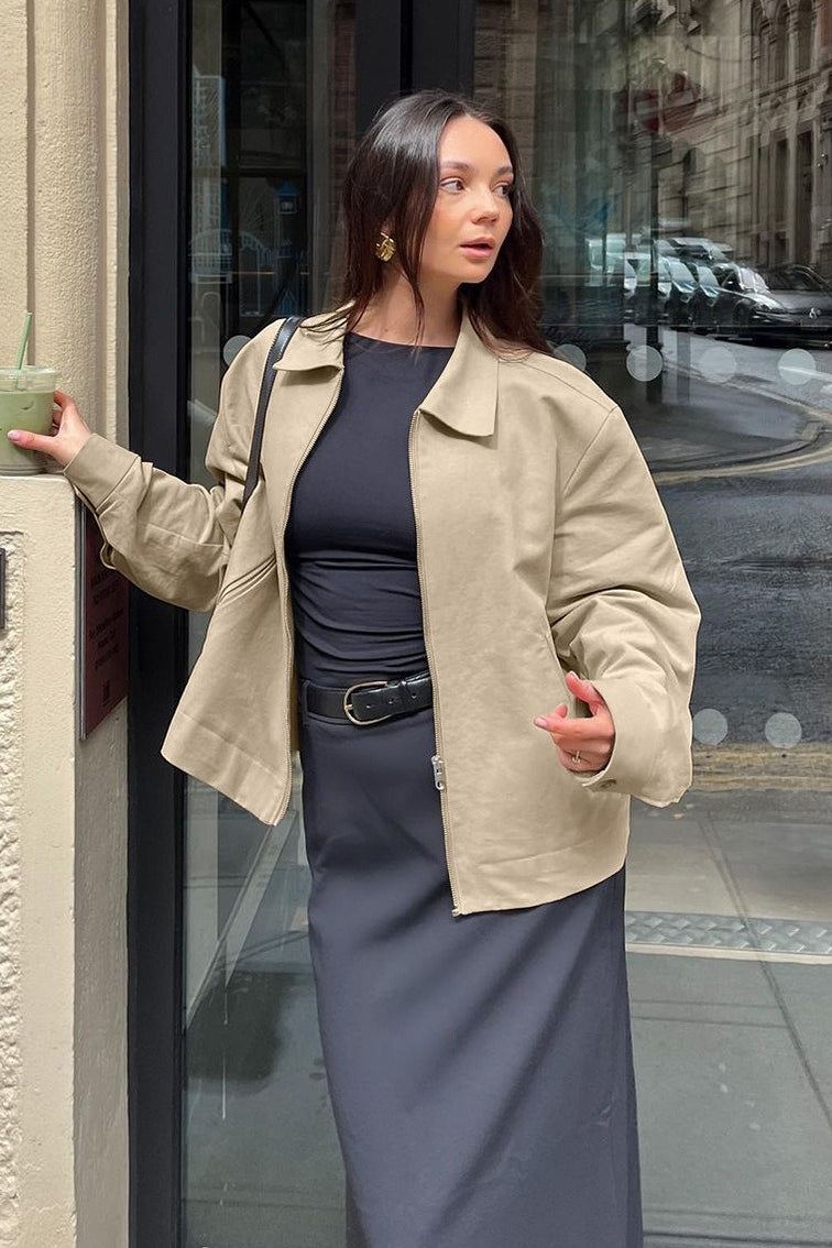 Oversized Utility Casual Jacket