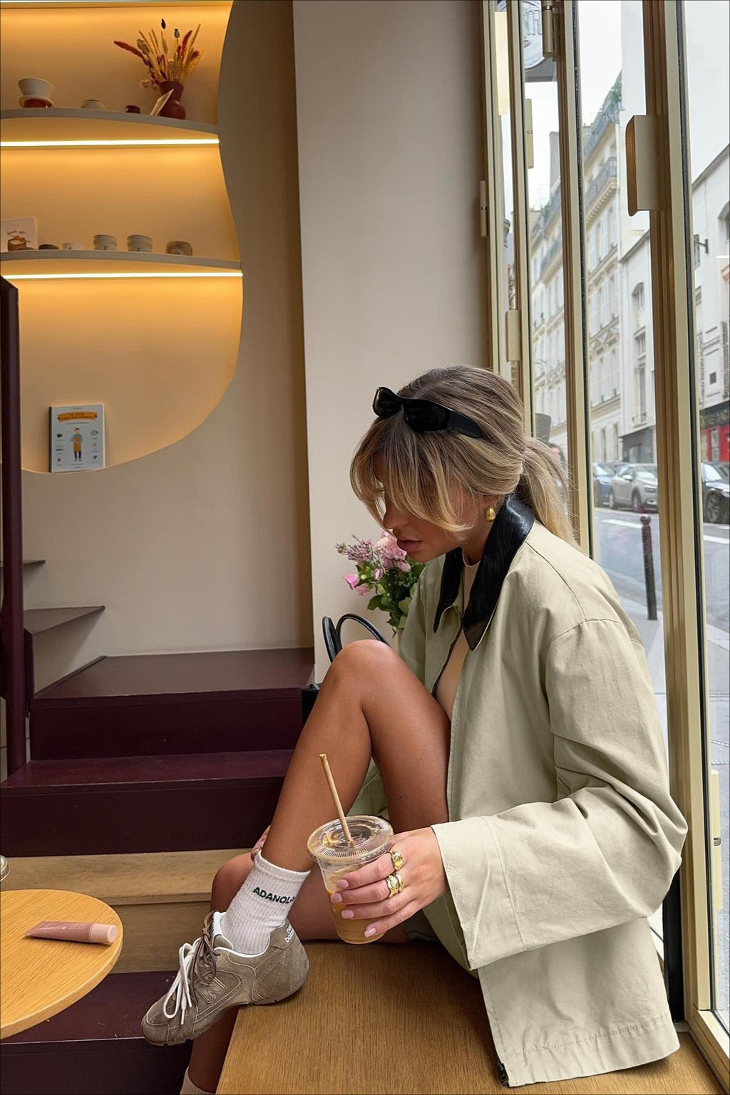 Vintage Shirt Style Trench Coat