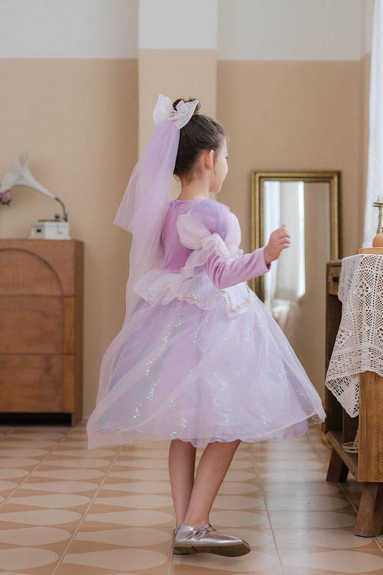 Ice Princess Tulle Dress Kid Halloween Costume