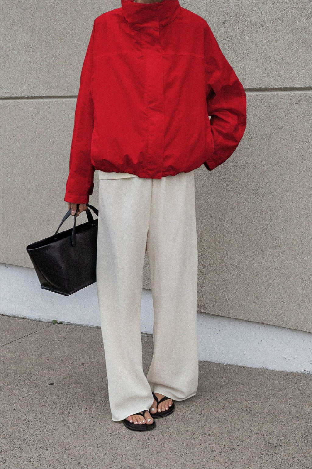 Stand Collar Windbreaker Jacket