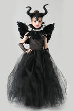 Evil Queen Gown Kid Halloween Costume