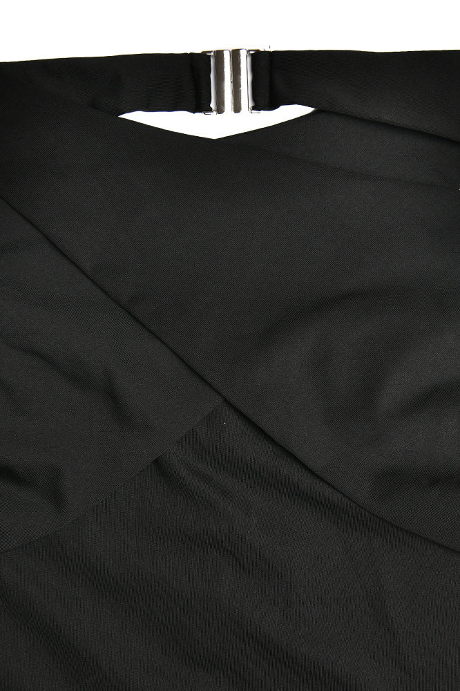 Sexy Strapless Crop Top Backless Bodycon Skirt Two Pieces Set