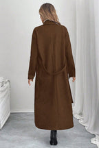 Vintage Oversized Double-Faced Wool Midi Coat