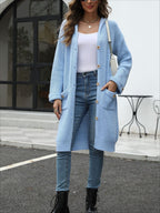 V-Neck Loose Knit Cardigan