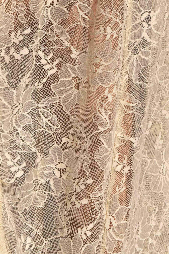 Sheer Lace Asymmetrical Ruffle Skirt