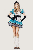 Blue White Alice Halloween Costume