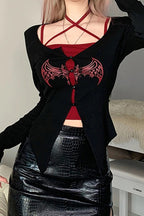 Gothic Bandage Layered T-Shirt