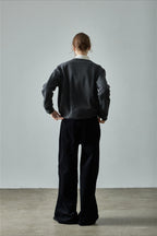 Corduroy High Waist Wide Leg Pants