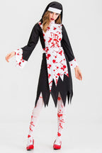 Bloody Zombie Nun Halloween Costume