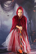 Witch Tulle Gown Kid Halloween Costume