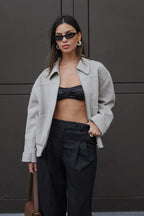 Stylish Wool Blended Jacket