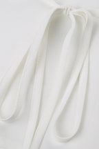 Fitted Button-Down Ruched Blouse