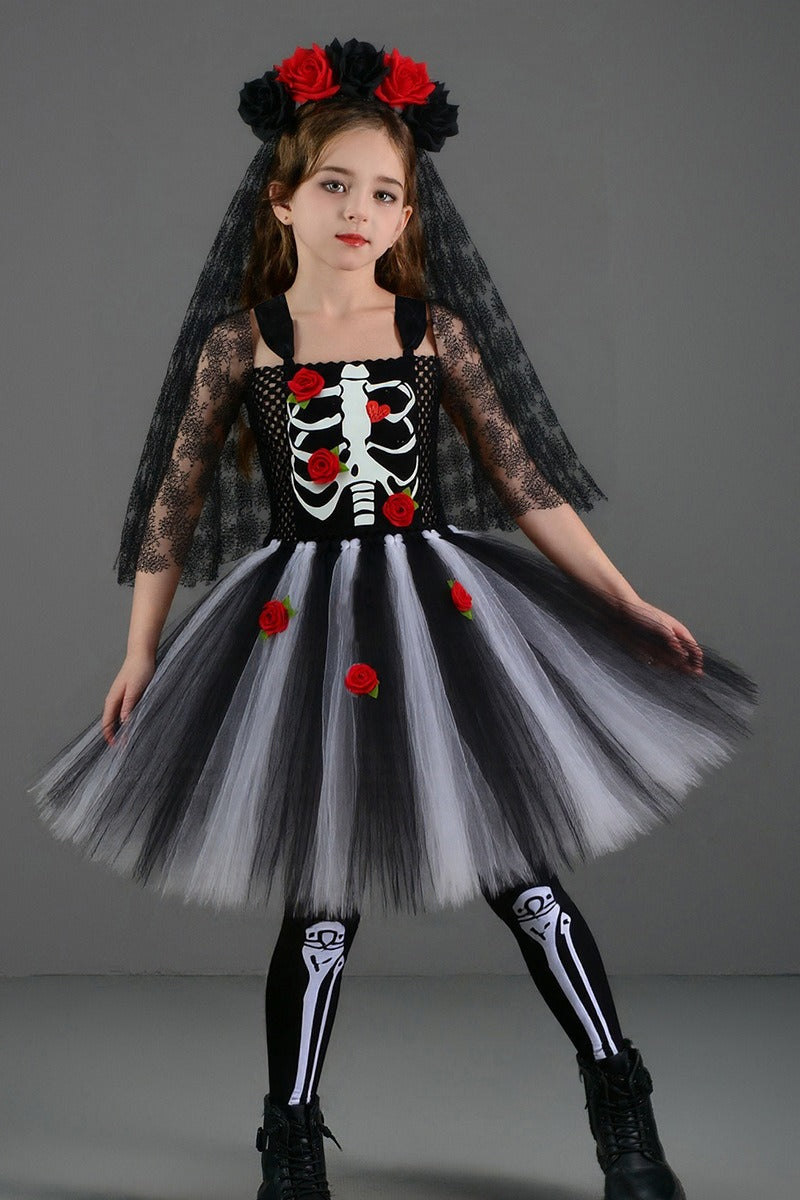 Zombie Bride Kid Halloween Costume