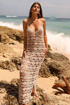 Knit Hollow Beach Boho Dress