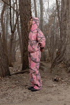 Y2K Retro Camo Print Zip Up Hoodie