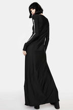 Halloween Skull Print Sexy Bodycon Maxi Dress