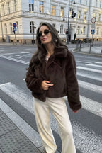 High Street Faux Fur Collar Coat