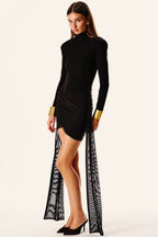 Halloween Sexy Ruched Bodycon Long Sleeve Dress