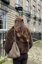 High Street Faux Fur Collar Coat