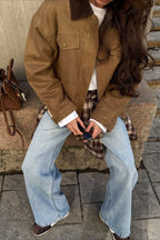 Retro Fitted Corduroy Jacket