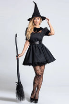 Witch Cosplay Mini Dress Halloween Costume
