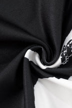 Trendy Snake Print Cutout High Slit Maxi Dress