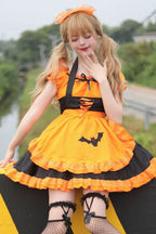 Vampire Bat Maid Cosplay Halloween Costume